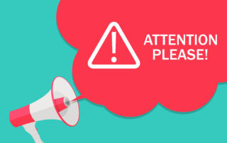 Attention Please Image used for special announcements