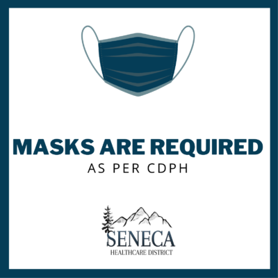 Masks are required as per CDPH