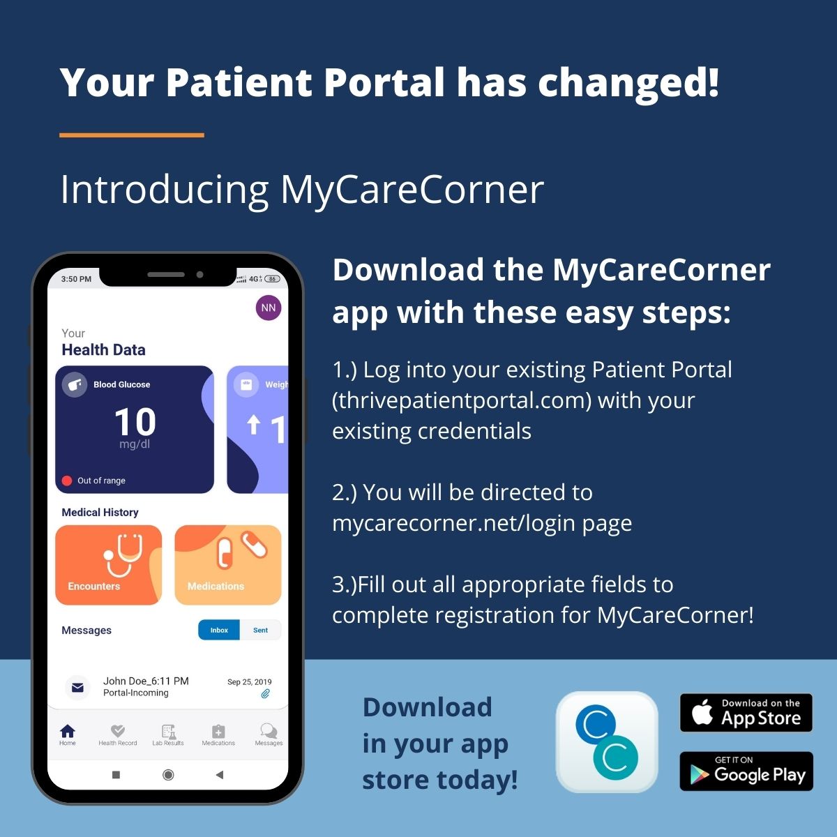 Seneca Healthcare District's Patient Portal is an online tool to help you manage and view your up to date healthcare information in one easy and secure place. Your Patient Portal has transitioned to MyCareCorner! Click here for more information or to find out how to download the MyCareCorner App.